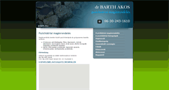 Desktop Screenshot of barth.hu