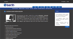 Desktop Screenshot of barth.pl