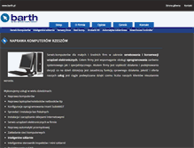 Tablet Screenshot of barth.pl
